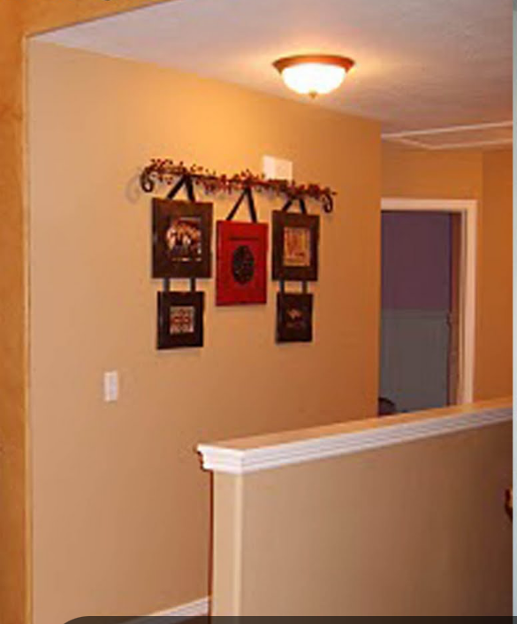 Existing ceiling light fixture before replacement